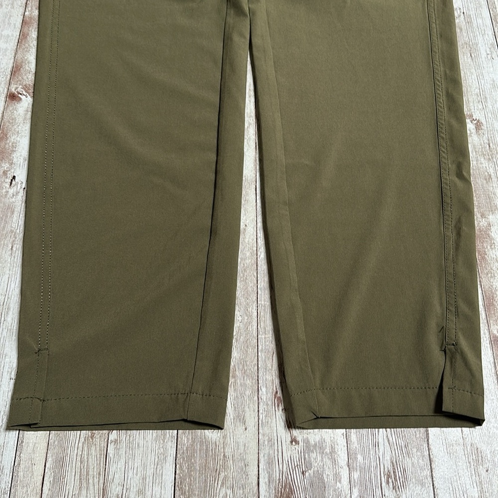 Eddie Bauer Departure Ankle Pant sz Small Women's Traveler Olive Green 51000283 - Picture 4 of 14